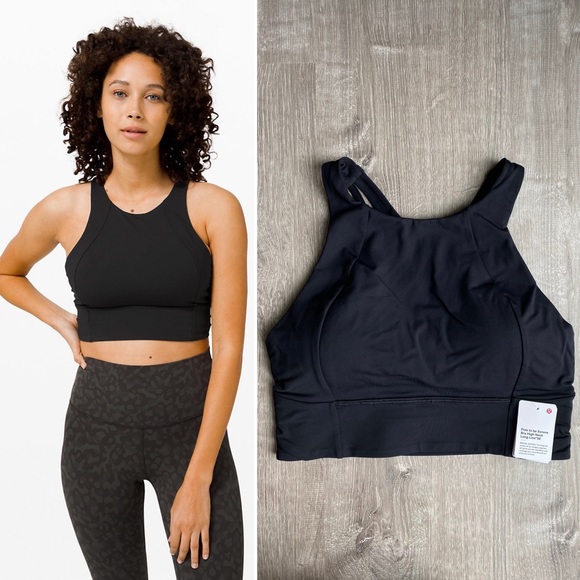 Lululemon Free to Be Serene High-neck Bra Black - Picture 2 of 8